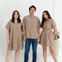 Elaine Shift Dress In Sand