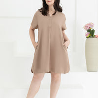 Elaine Shift Dress In Sand