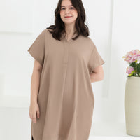 Elaine Shift Dress In Sand