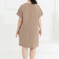 Elaine Shift Dress In Sand