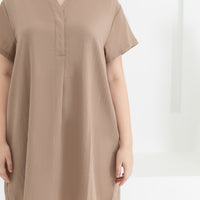 Elaine Shift Dress In Sand