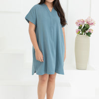 Elaine Shift Dress In Sky Blue