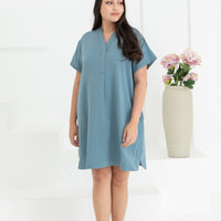 Elaine Shift Dress In Sky Blue