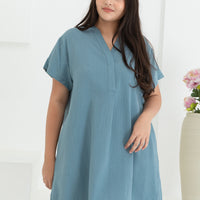 Elaine Shift Dress In Sky Blue