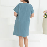 Elaine Shift Dress In Sky Blue