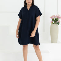 Elaine Shift Dress In Navy