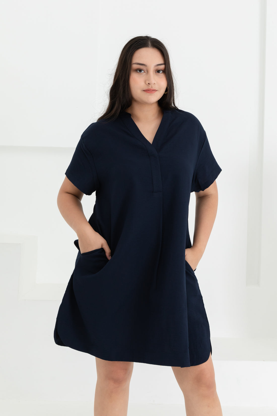 Elaine Shift Dress In Navy