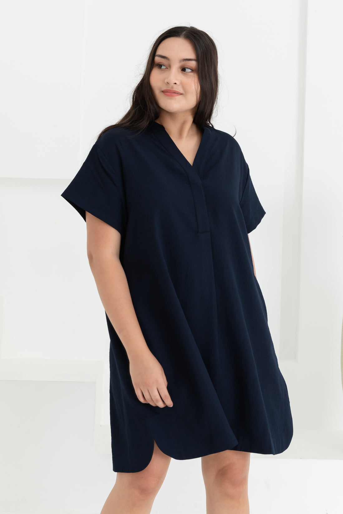 Elaine Shift Dress In Navy