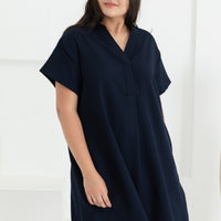 Elaine Shift Dress In Navy