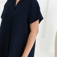 Elaine Shift Dress In Navy