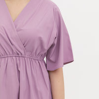 Kelly Wrap Dress In Plum