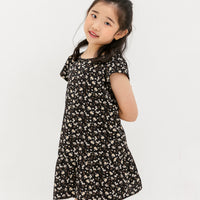 Faith Cap Sleeve Dress In Black