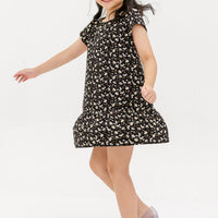 Faith Cap Sleeve Dress In Black