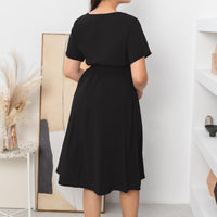 Audrey Midi Dress In Black