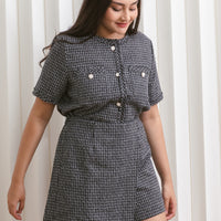 Ciara Tweed Skorts In Black