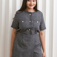 Ciara Tweed Skorts In Black