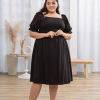 Shelley Smocked Dress In Black