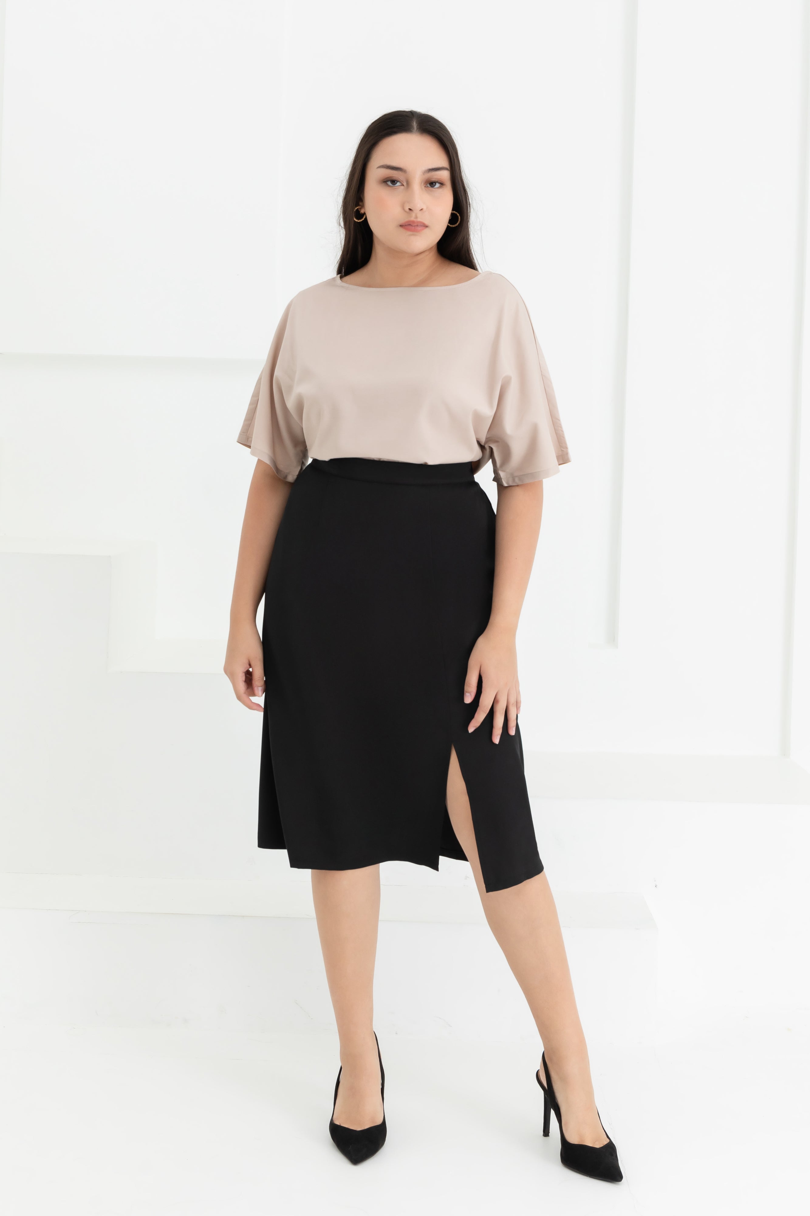 Black skirt outlet outfit 64