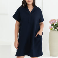 Elaine Shift Dress In Navy