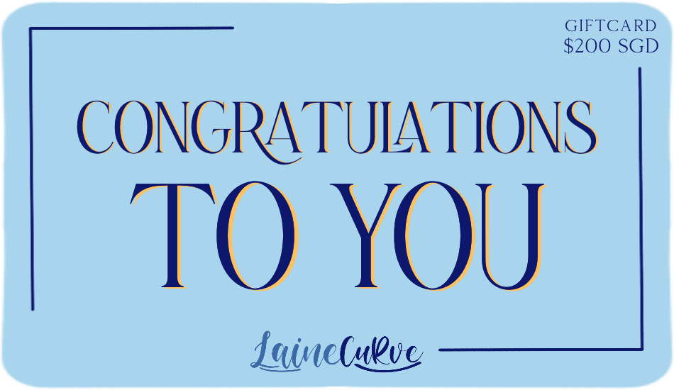 LaineCurve Digital Giftcard - Congratulations