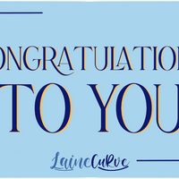 LaineCurve Digital Giftcard - Congratulations